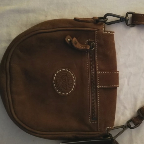 Roots mini saddle cross body nubuck leather - Picture 5 of 7
